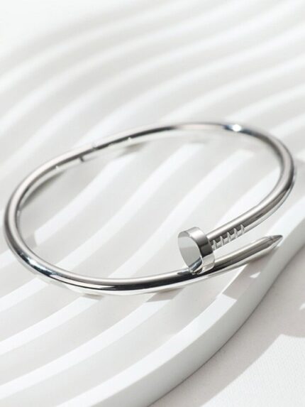 Nail Cartier Stainless Steel Bracelets For Women/Girls