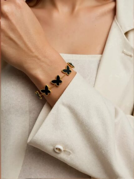 Black Butterfly Bracelet